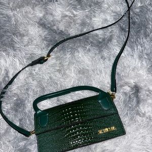 Croc Print Purse